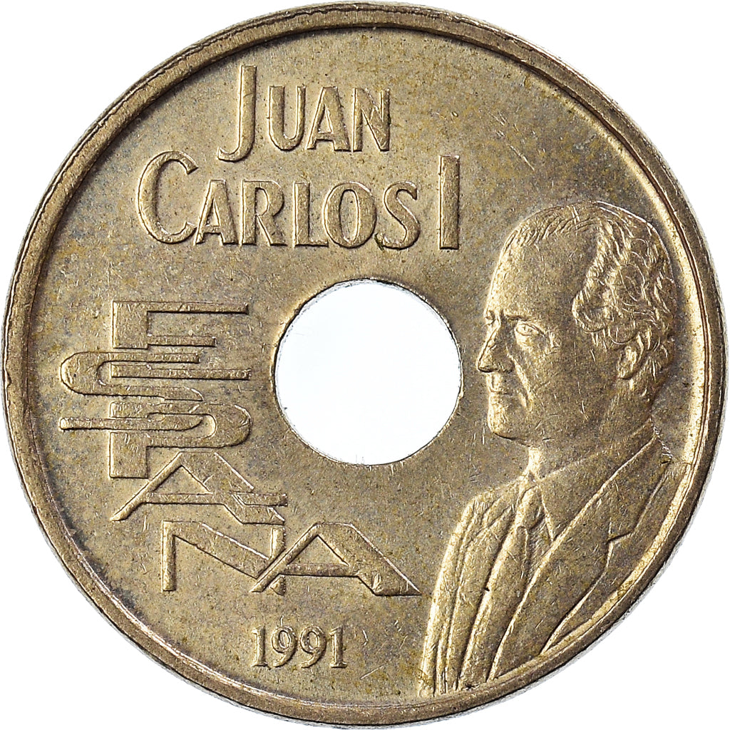 Moneta, Spagna, 25 Pesetas, 1991