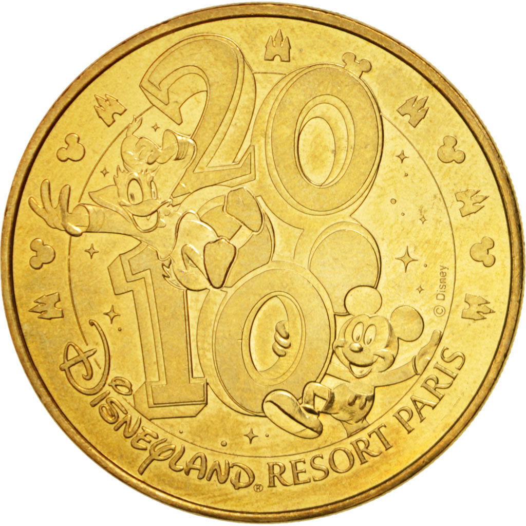 France, Jeton Touristique, 77/ Disneyland Paris, 2010, Monnaie de Paris