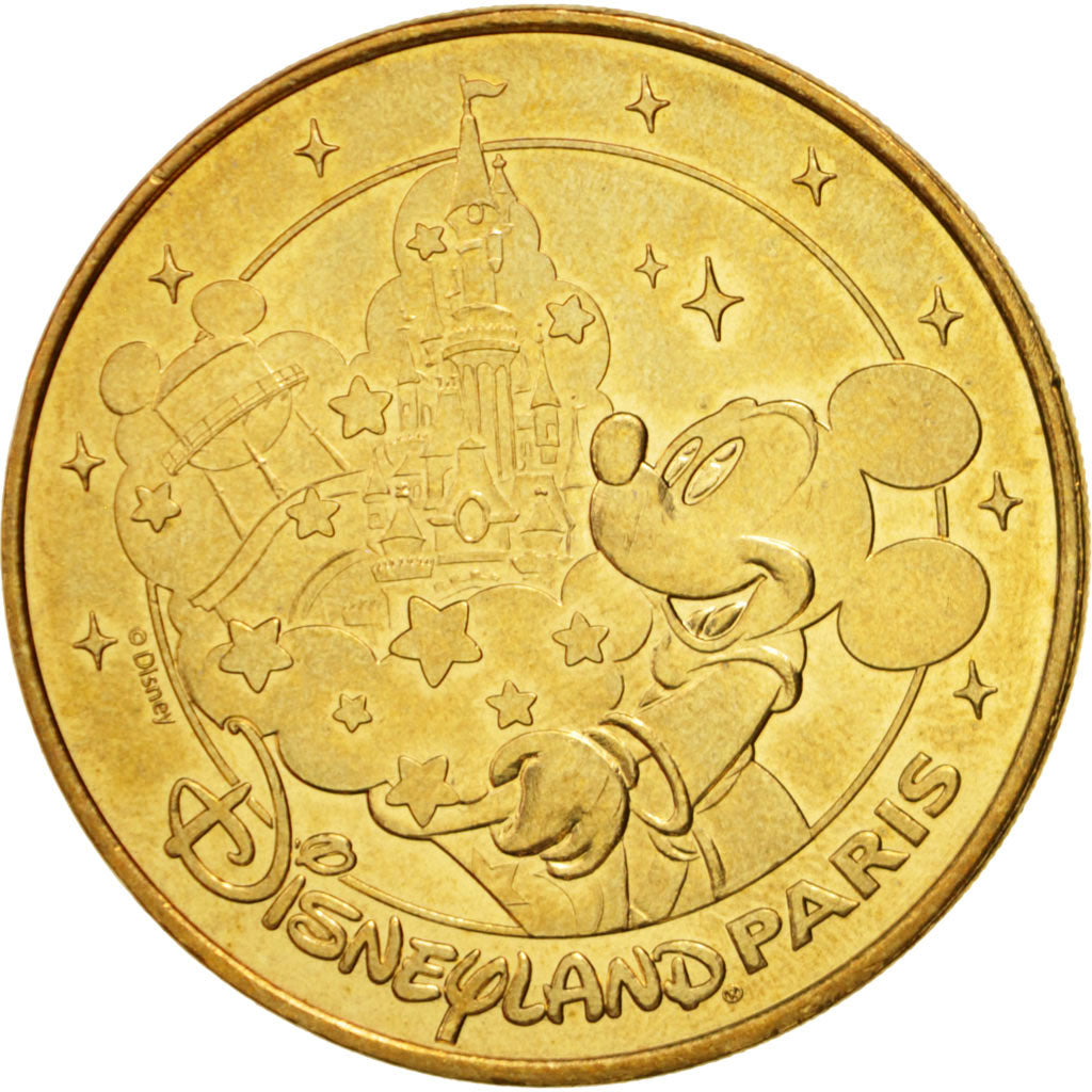 France, Token, Touristic token, 77/ Disneyland - Mickey Sorcier, Arts & Culture