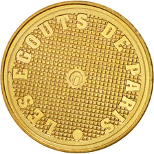 France, Jeton Touristique, 75/ Paris - Les Egouts, 2009, Monnaie de Paris