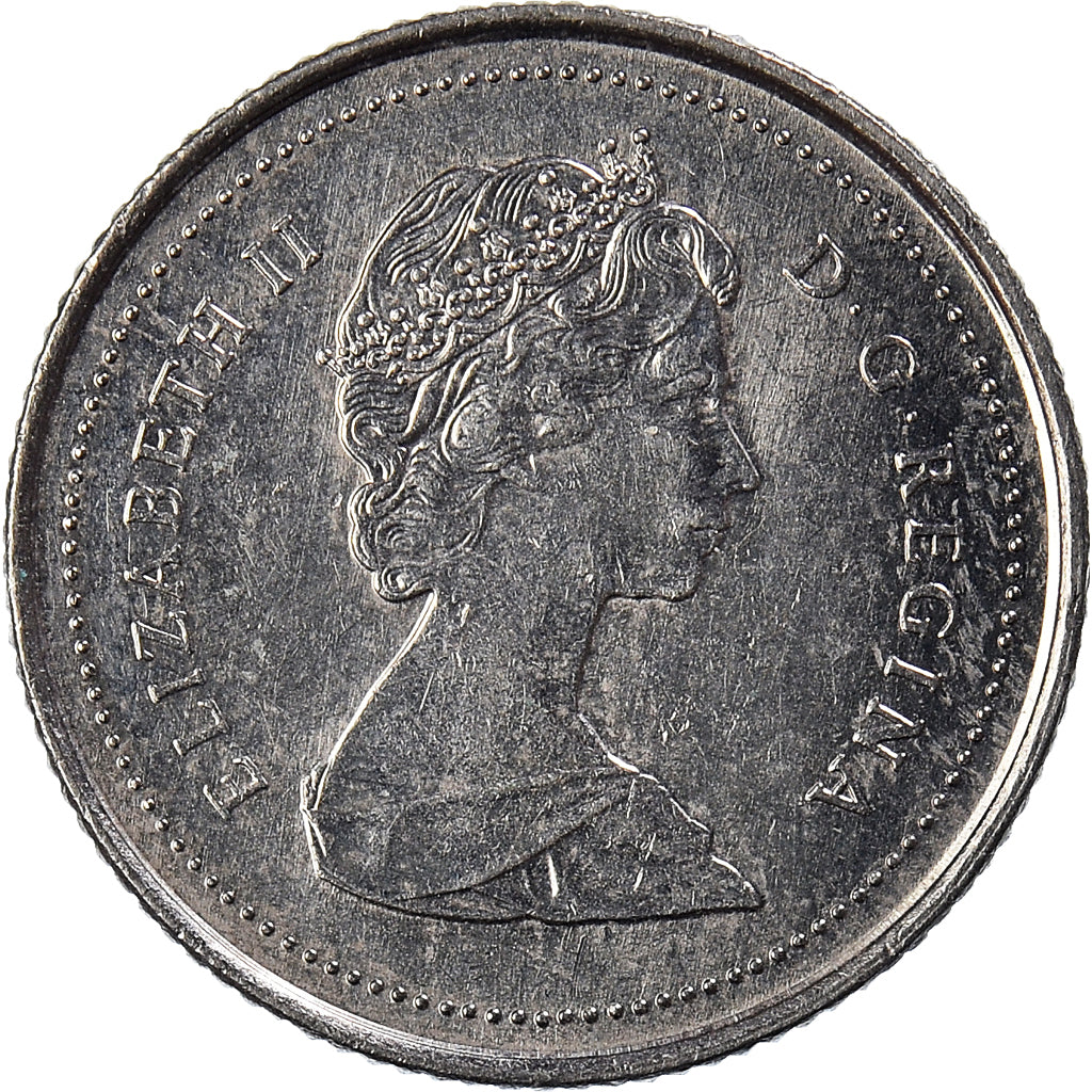 Coin, Canada, 10 Cents, 1988