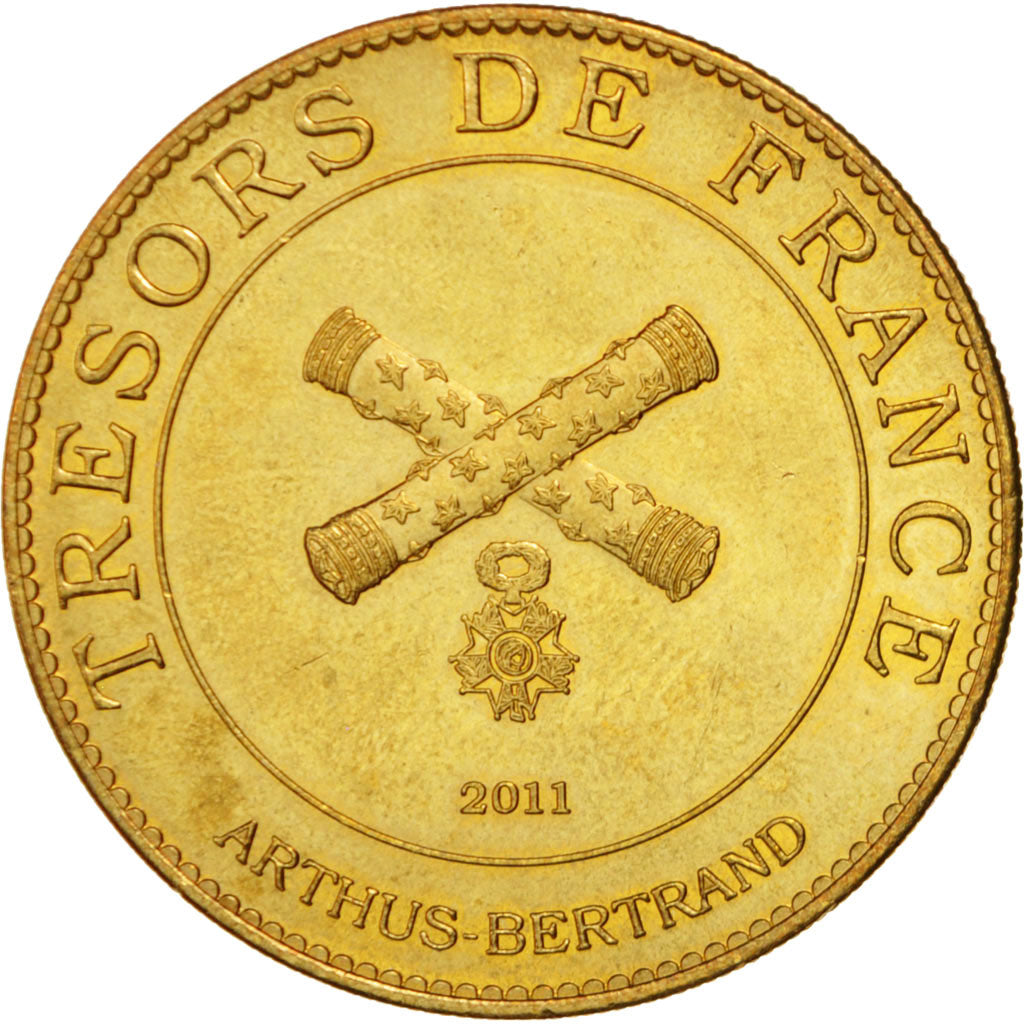 France, Touristic token, Parc Astérix, Idéfix, 2011, Arthus Bertrand