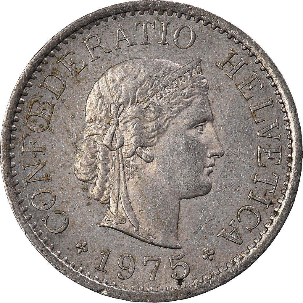 Coin, Switzerland, 10 Rappen, 1975