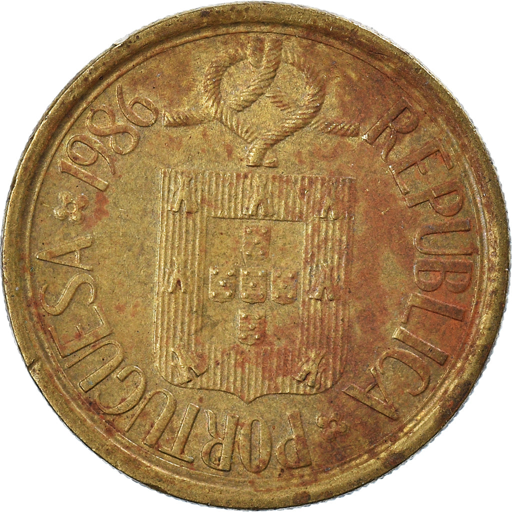 Munten, Portugal, 10 Escudos, 1986