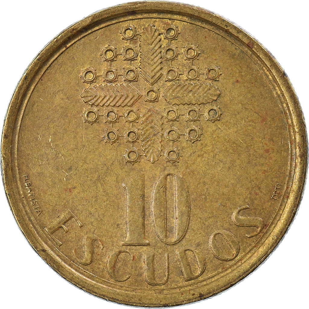 Munten, Portugal, 10 Escudos, 1986