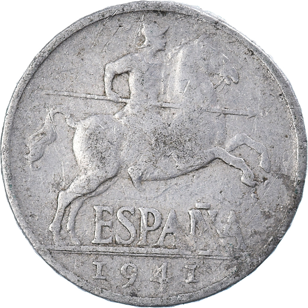 Monnaie, Espagne, 5 Centimos, 1941