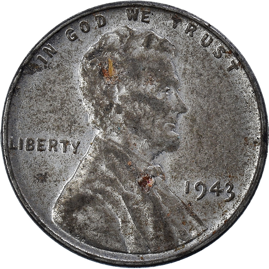 Coin, United States, Cent, 1943