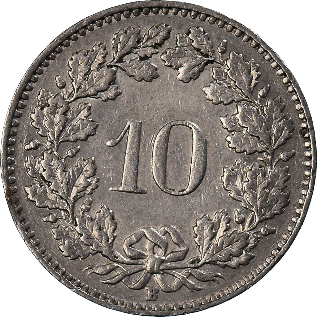Coin, Switzerland, 10 Rappen, 1958
