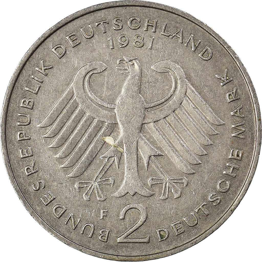 Coin, GERMANY - FEDERAL REPUBLIC, 2 Mark, 1981