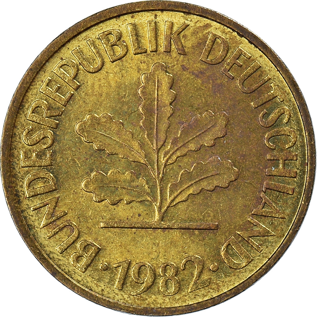 Münze, Bundesrepublik Deutschland, 5 Pfennig, 1982