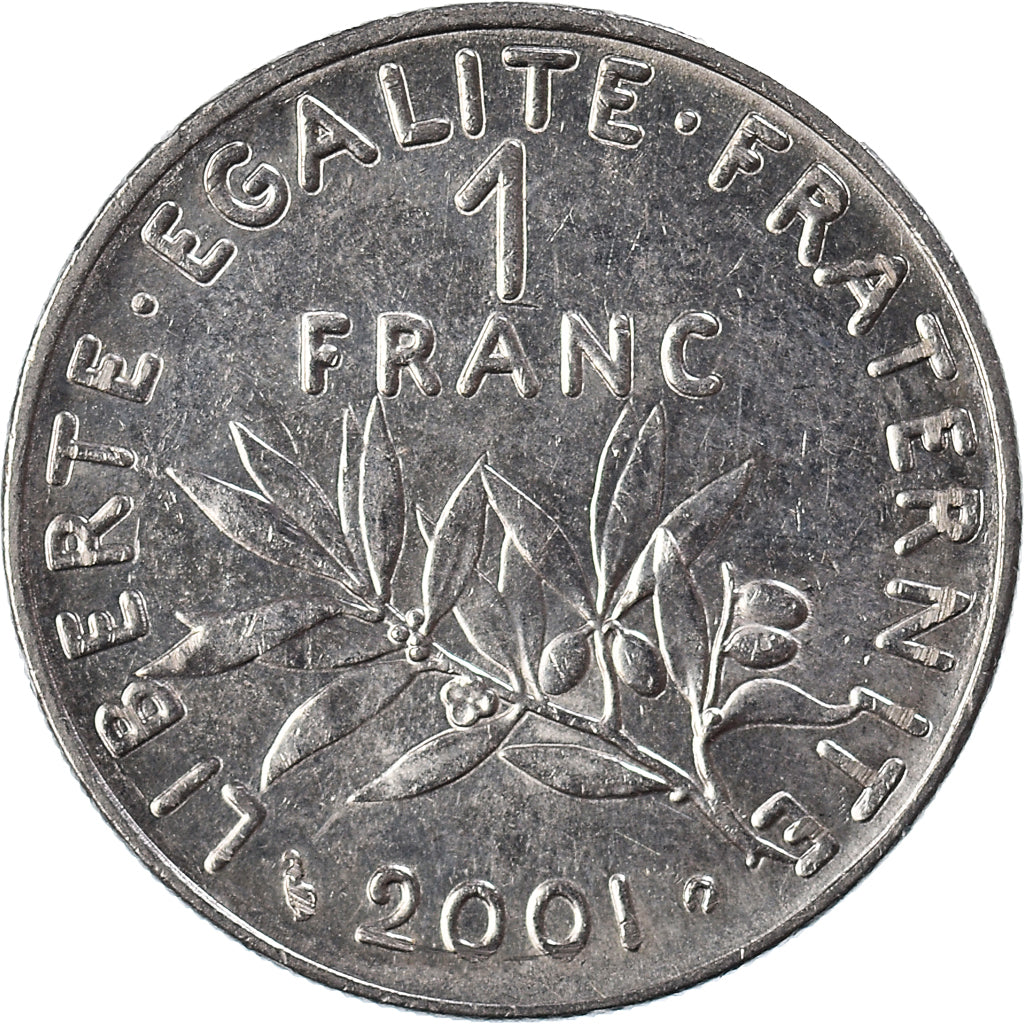 Moneta, Francja, Franc, 2001