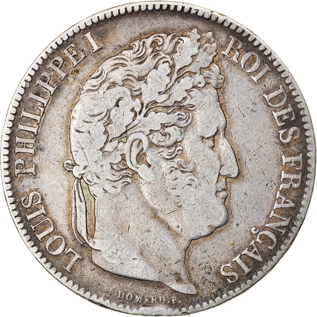 Monnaie, France, Louis-Philippe, 5 Francs, 1832, Nantes, TB, Argent