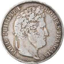 Monnaie, France, Louis-Philippe, 5 Francs, 1832, Nantes, TB, Argent