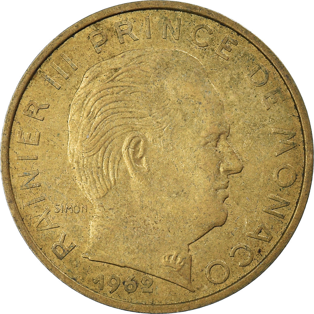 Moneta, Monaco, 20 Centimes, 1962