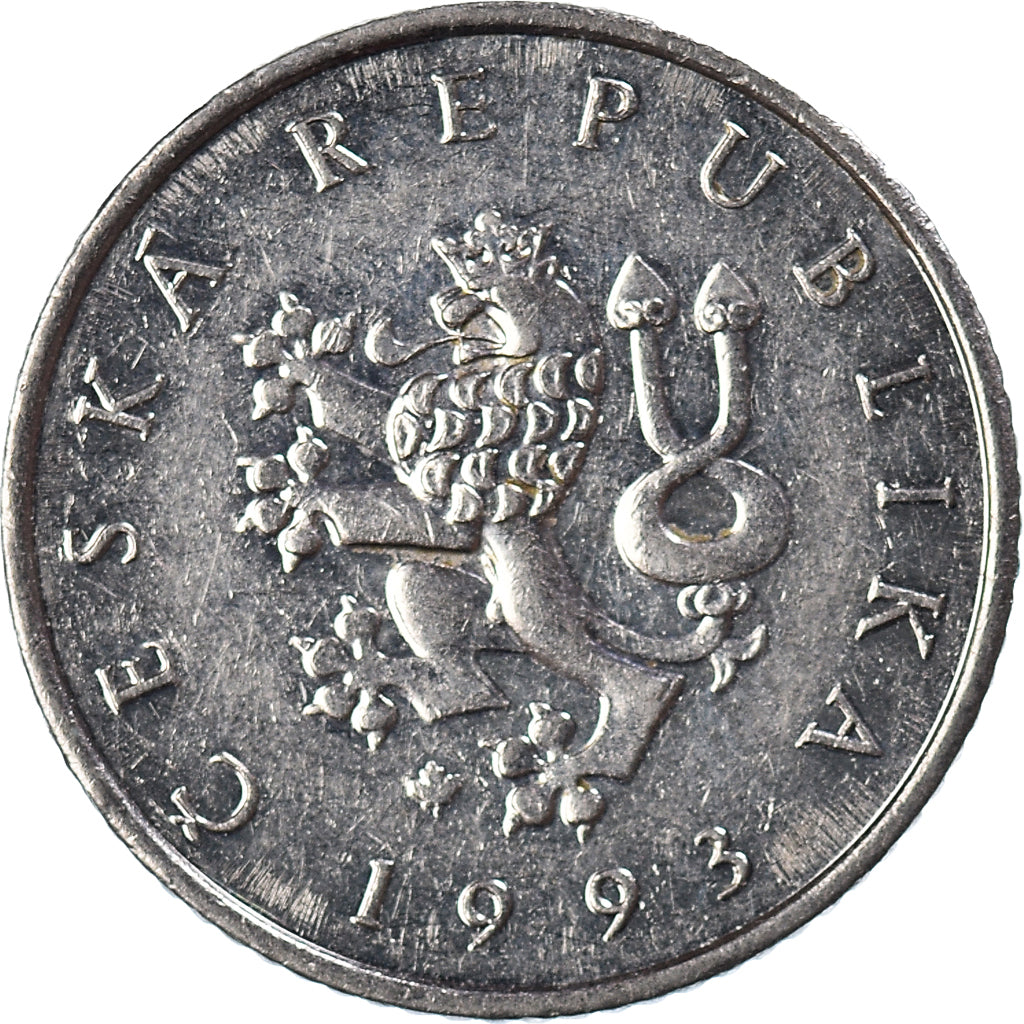 Coin, Czech Republic, Koruna, 1993