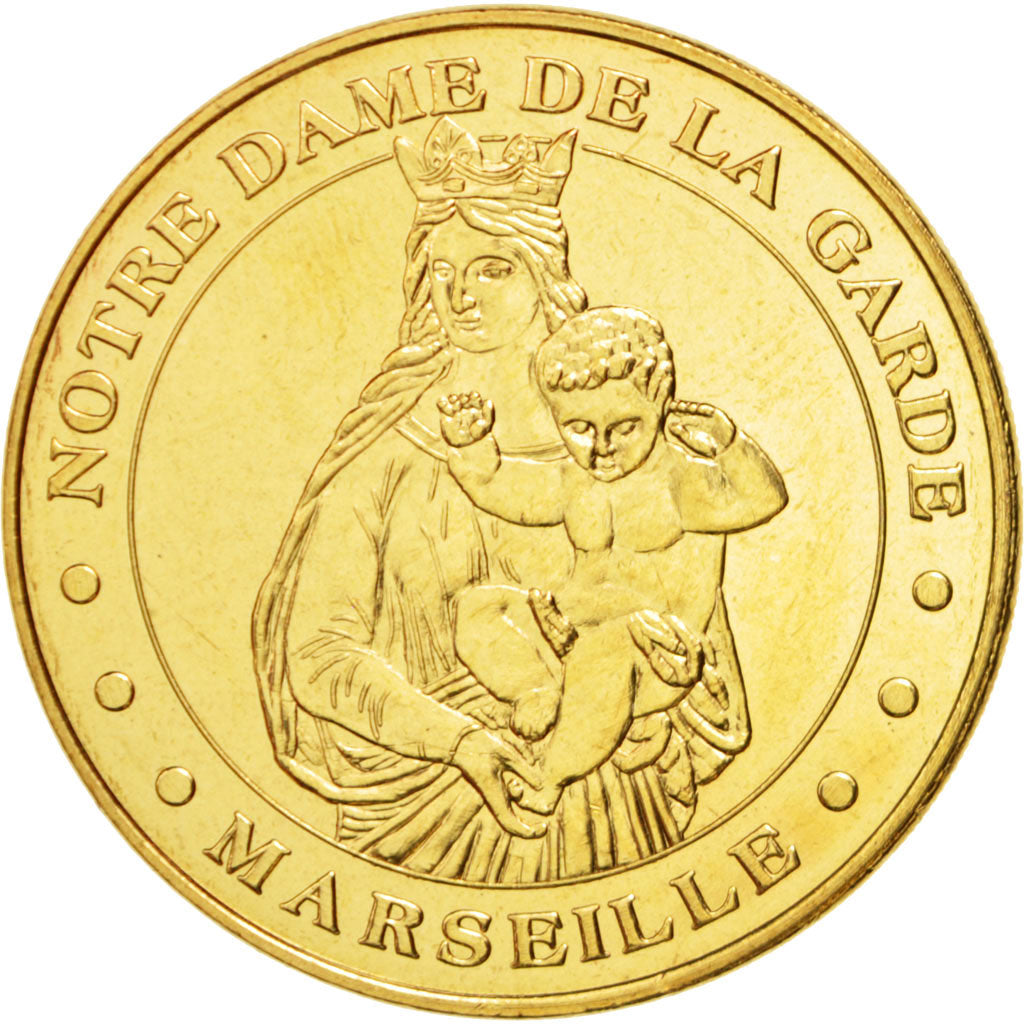 France, Token, Touristic token, 13/ Notre-Dame de la Garde, Marseille, Arts &
