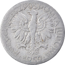 Monnaie, Pologne, 5 Zlotych, 1959