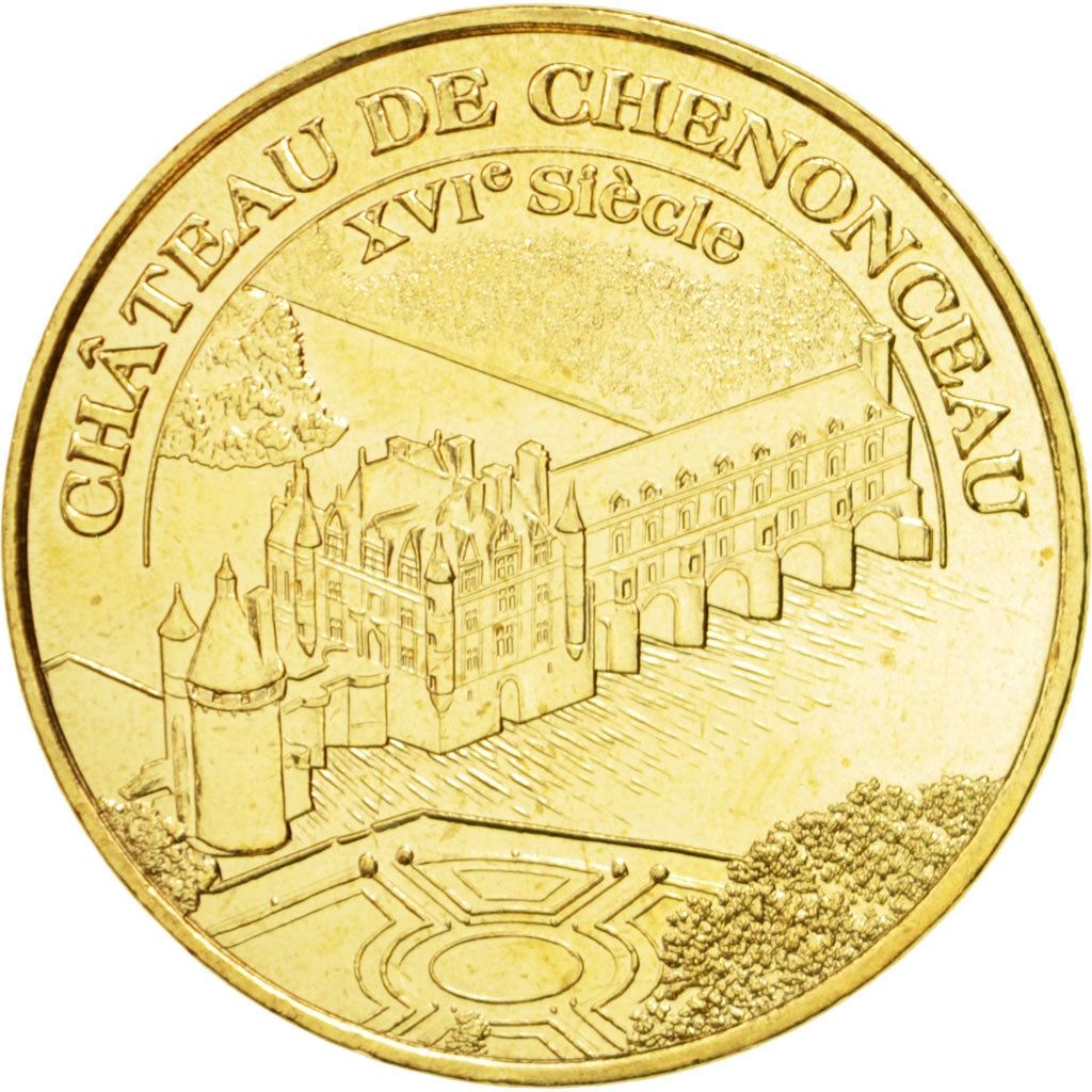 France, Jeton, Jeton Touristique, 37/ Château de Chenonceau, Arts & Culture