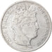 Moneta, Francia, Louis-Philippe, 5 Francs, 1833, Strasbourg, B+, Argento