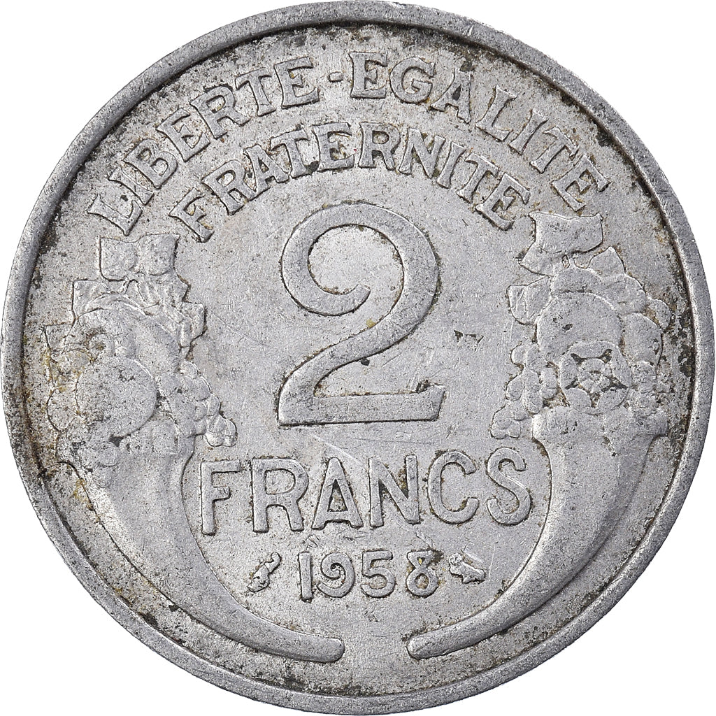 Monnaie, France, 2 Francs, 1958