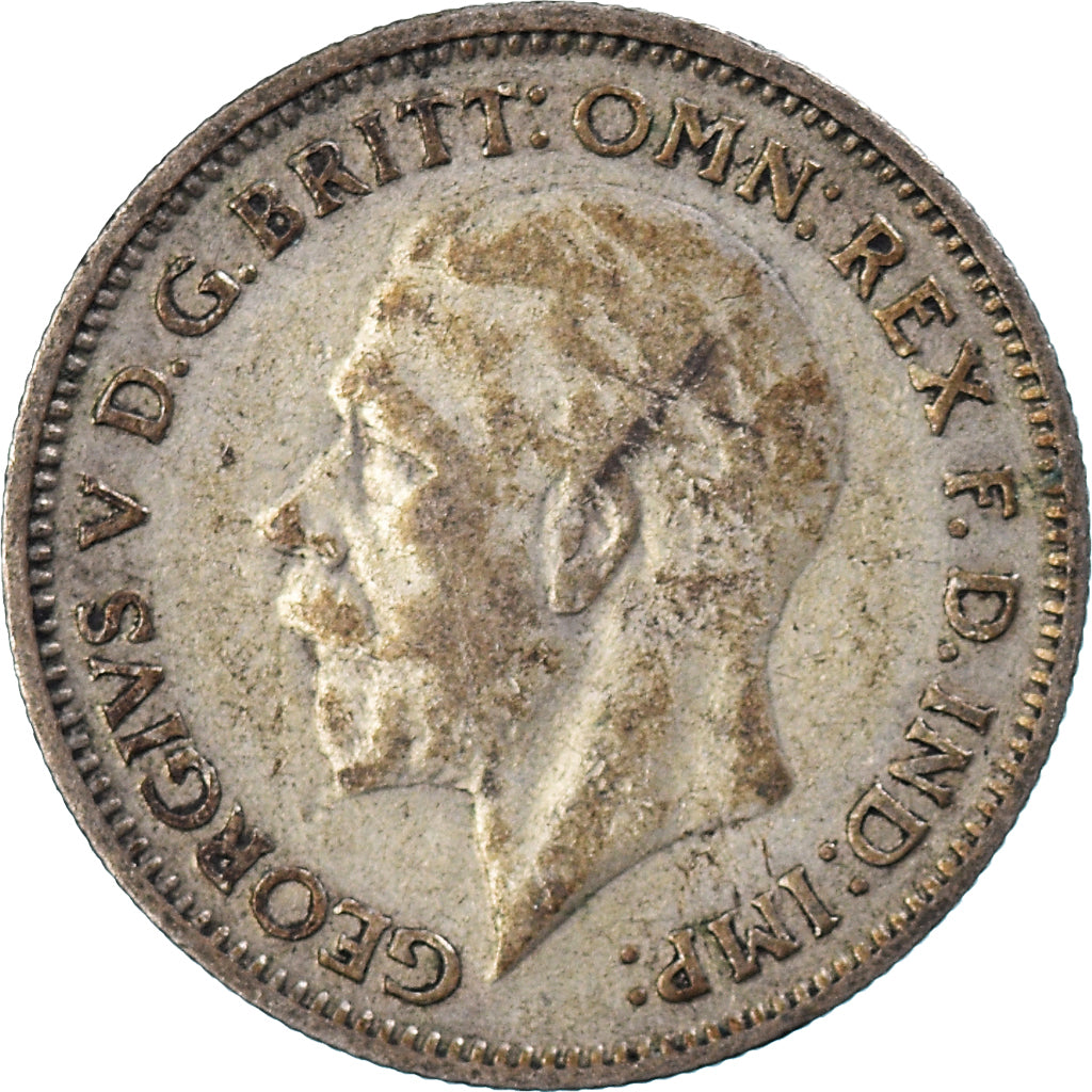 Coin, Great Britain, 6 Pence, 1933
