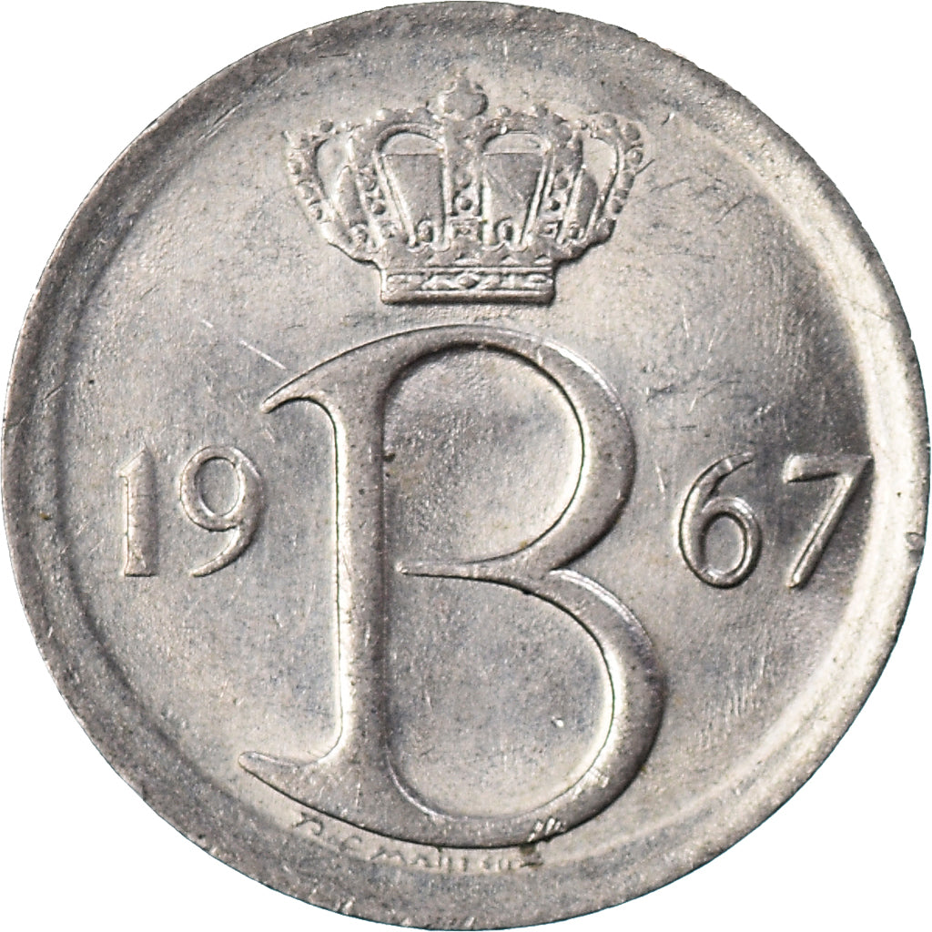 Monnaie, Belgique, 25 Centimes, 1967