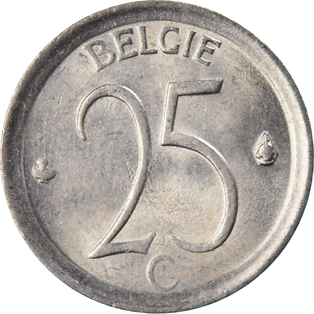 Monnaie, Belgique, 25 Centimes, 1967