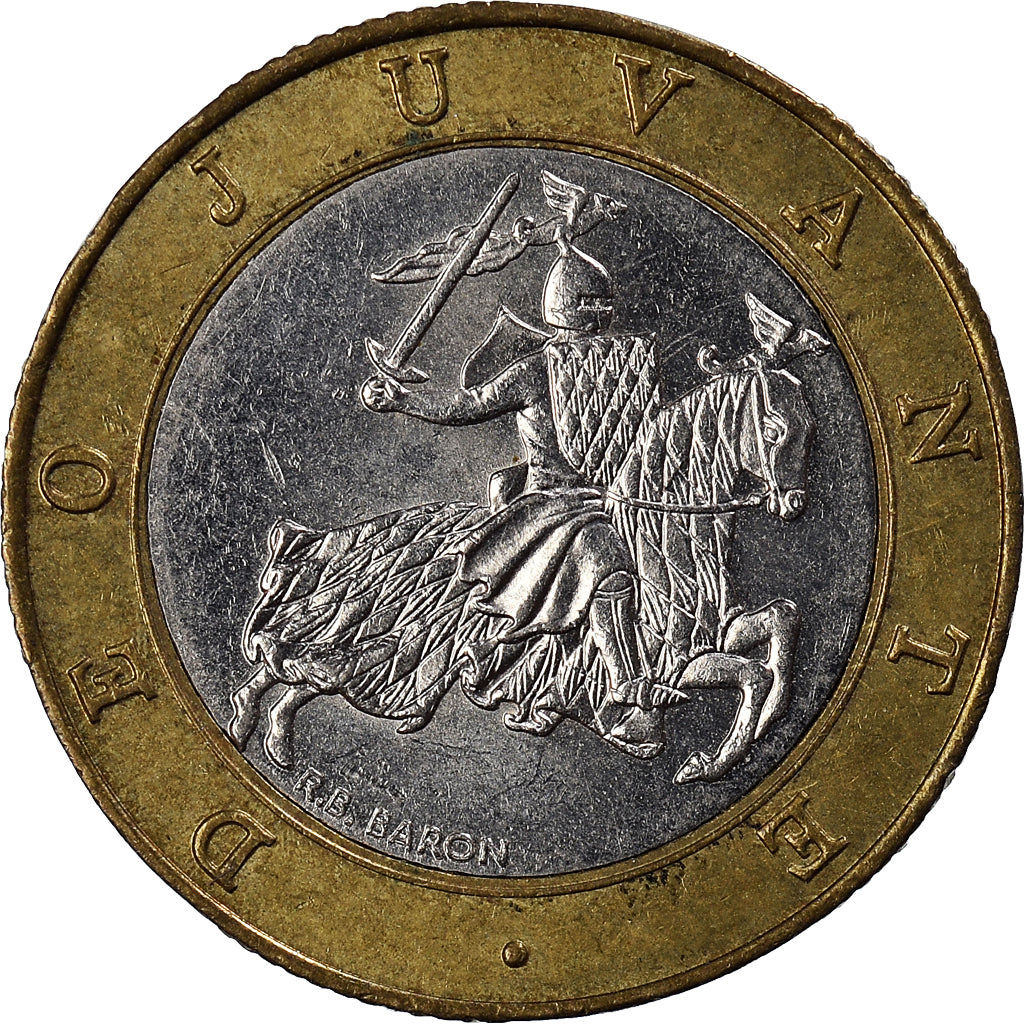 Moeda, Mónaco, 10 Francs, 1995