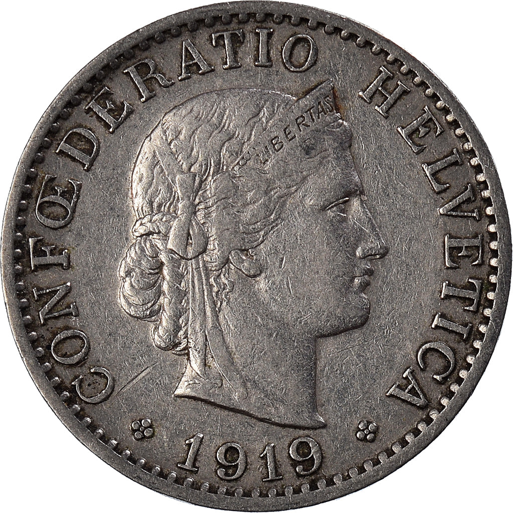 Monnaie, Suisse, 20 Rappen, 1919
