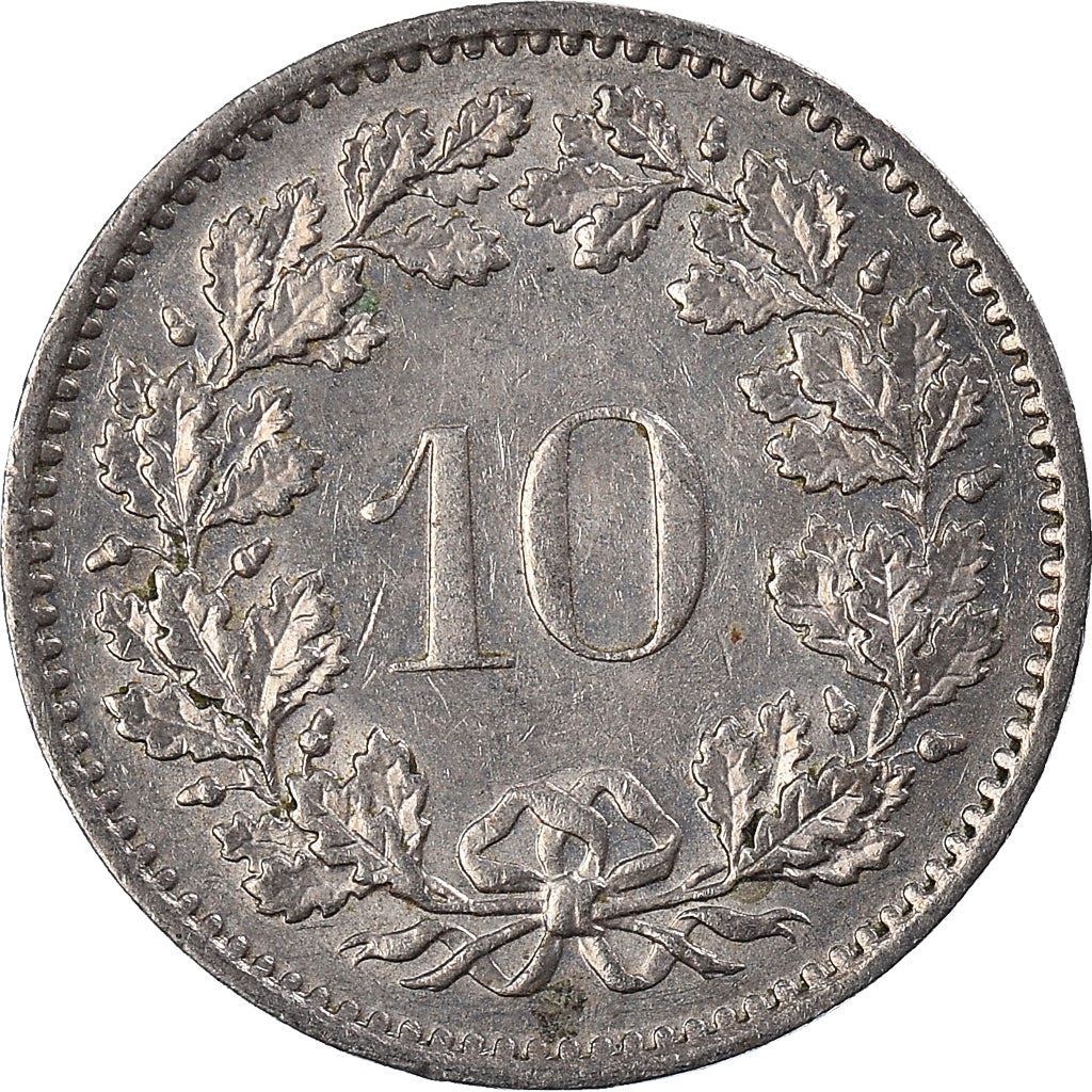 Münze, Schweiz, 10 Rappen, 1972