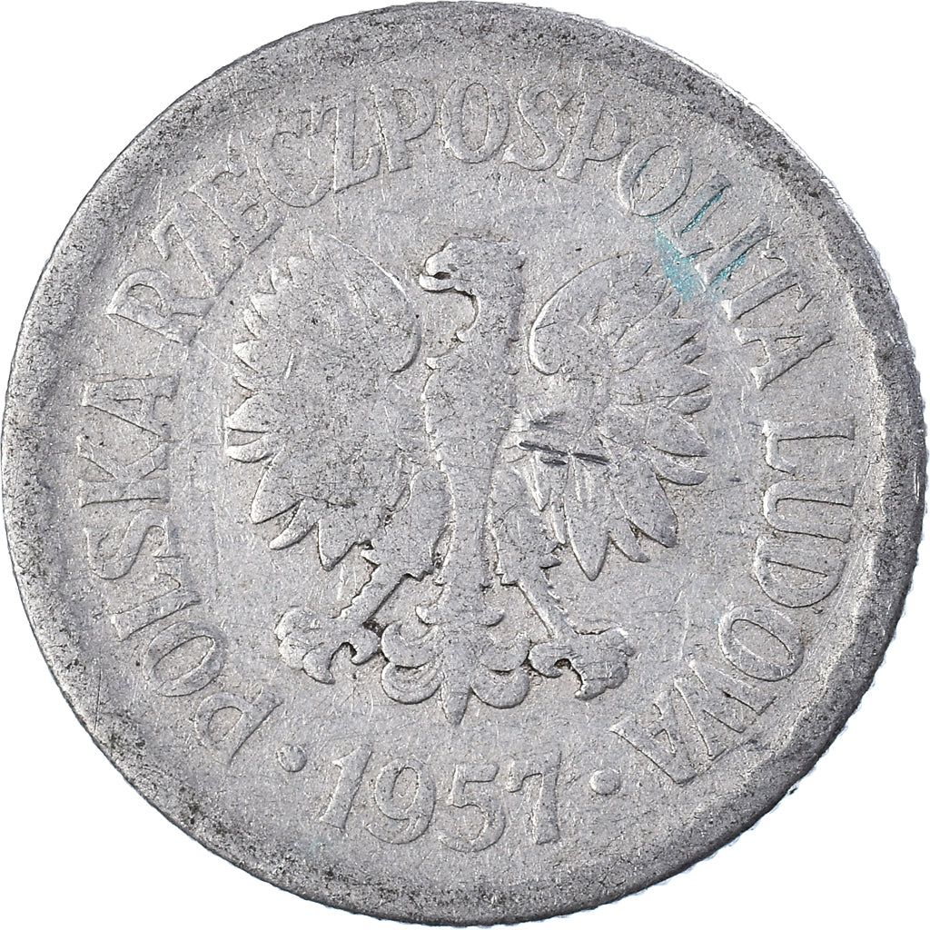 Coin, Poland, Zloty, 1957