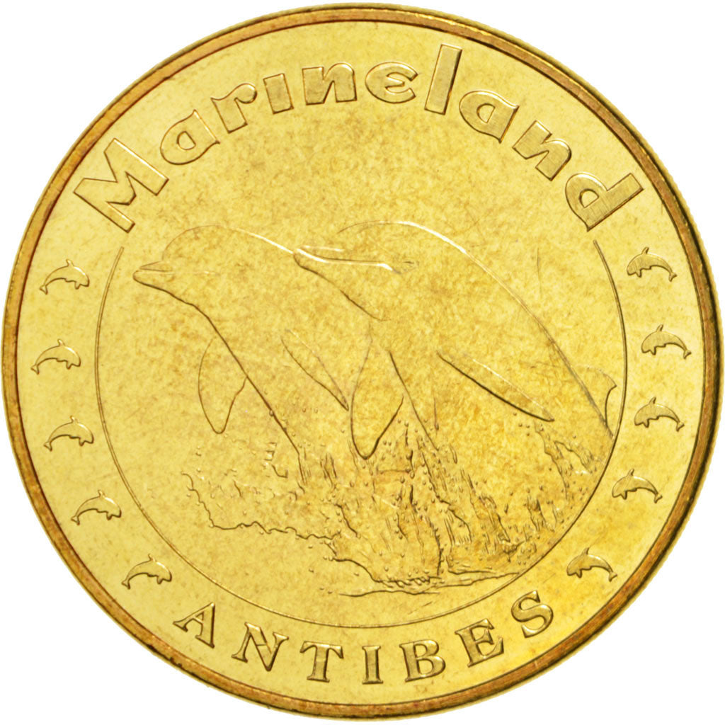 Francia, Token, Touristic token, 06/ Antibes - Marineland - Dauphins, Arts &
