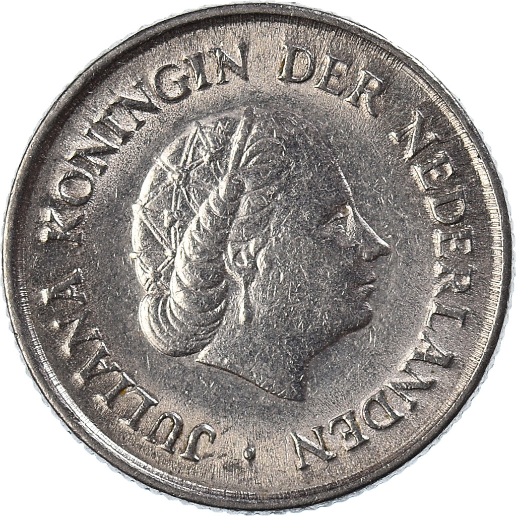 Münze, Niederlande, 25 Cents, 1958