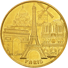 Francia, Token, Touristic token, 75/ Les 5 Monuments, Arts & Culture, 2014, M...