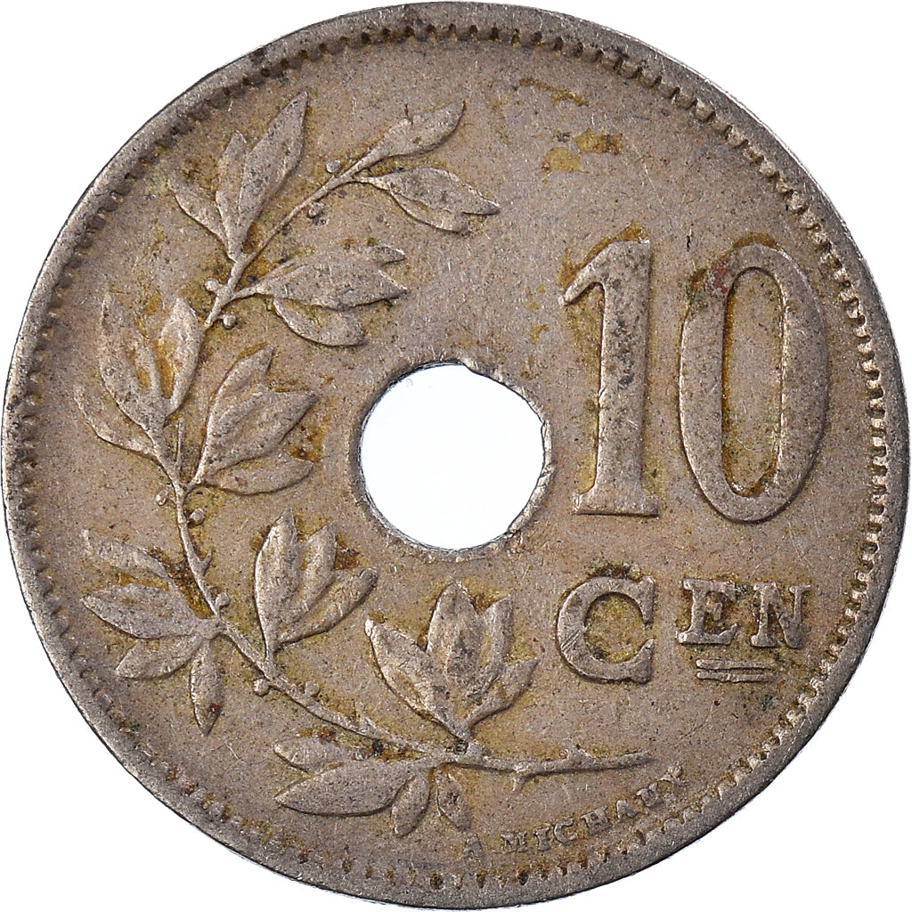 Münze, Belgien, 10 Centimes, 1925