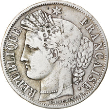 Coin, France, Cérès, 5 Francs, 1849, Paris, VF(20-25), Silver, KM:761.1