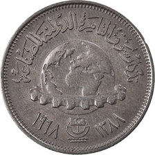 Moeda, Egito, 5 Piastres, 1968