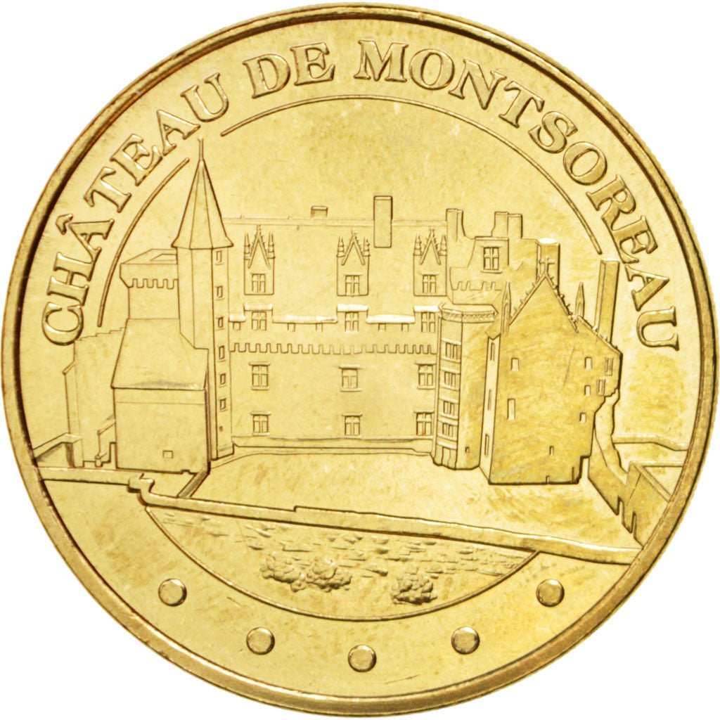 France, Token, Touristic token, 49/ Château de Montsoreau, Arts & Culture