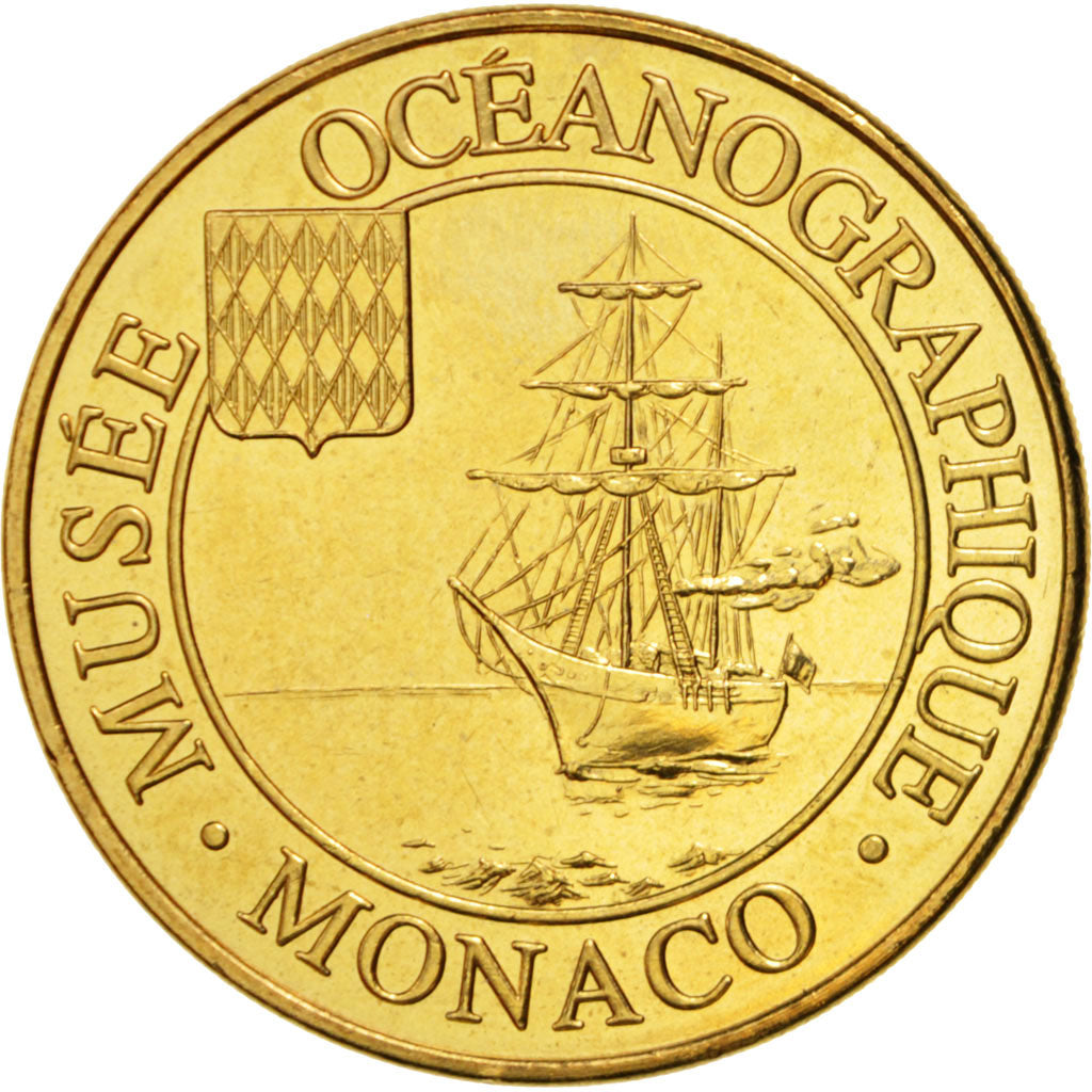 Frankrijk, Token, Toeristisch fiche, 98/ Musée Océanographique - Monaco, Arts