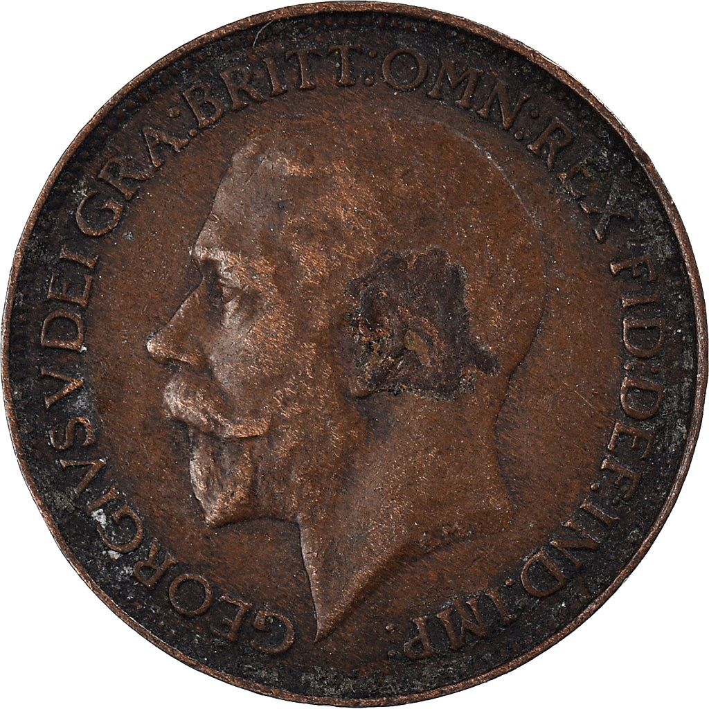 Moneda, Gran Bretaña, Farthing, 1924