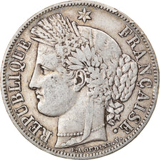 Coin, France, Cérès, 5 Francs, 1850, Paris, VF(20-25), Silver, KM:761.1