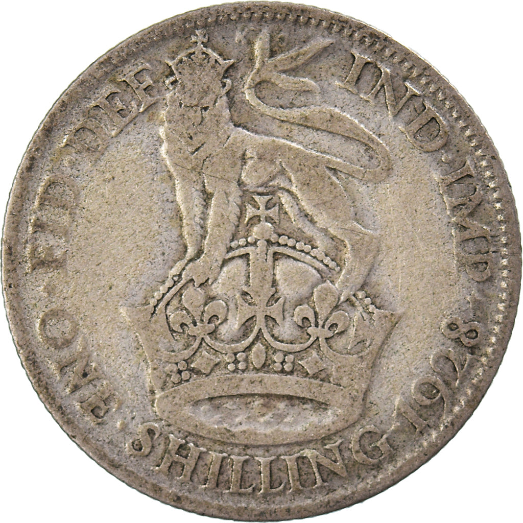 Münze, Großbritannien, Shilling, 1928