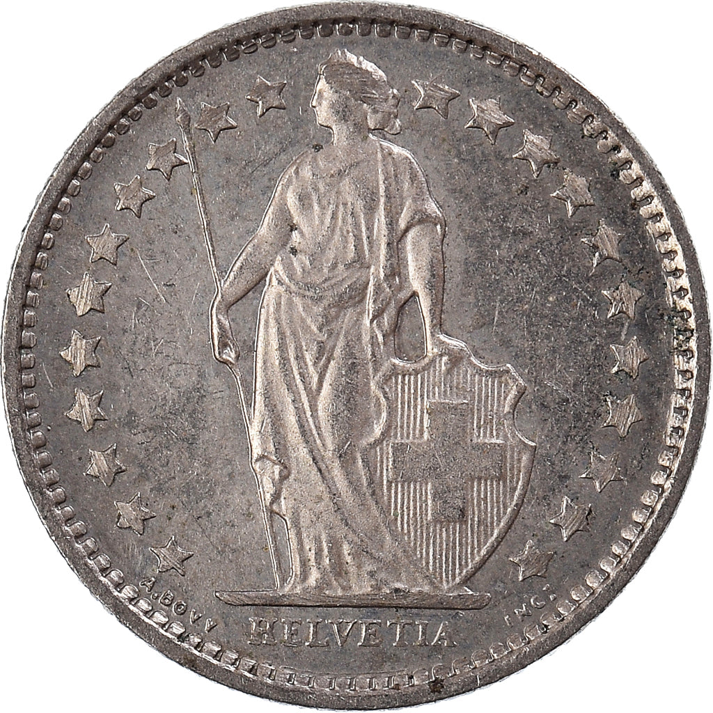 Coin, Switzerland, 1/2 Franc, 1979