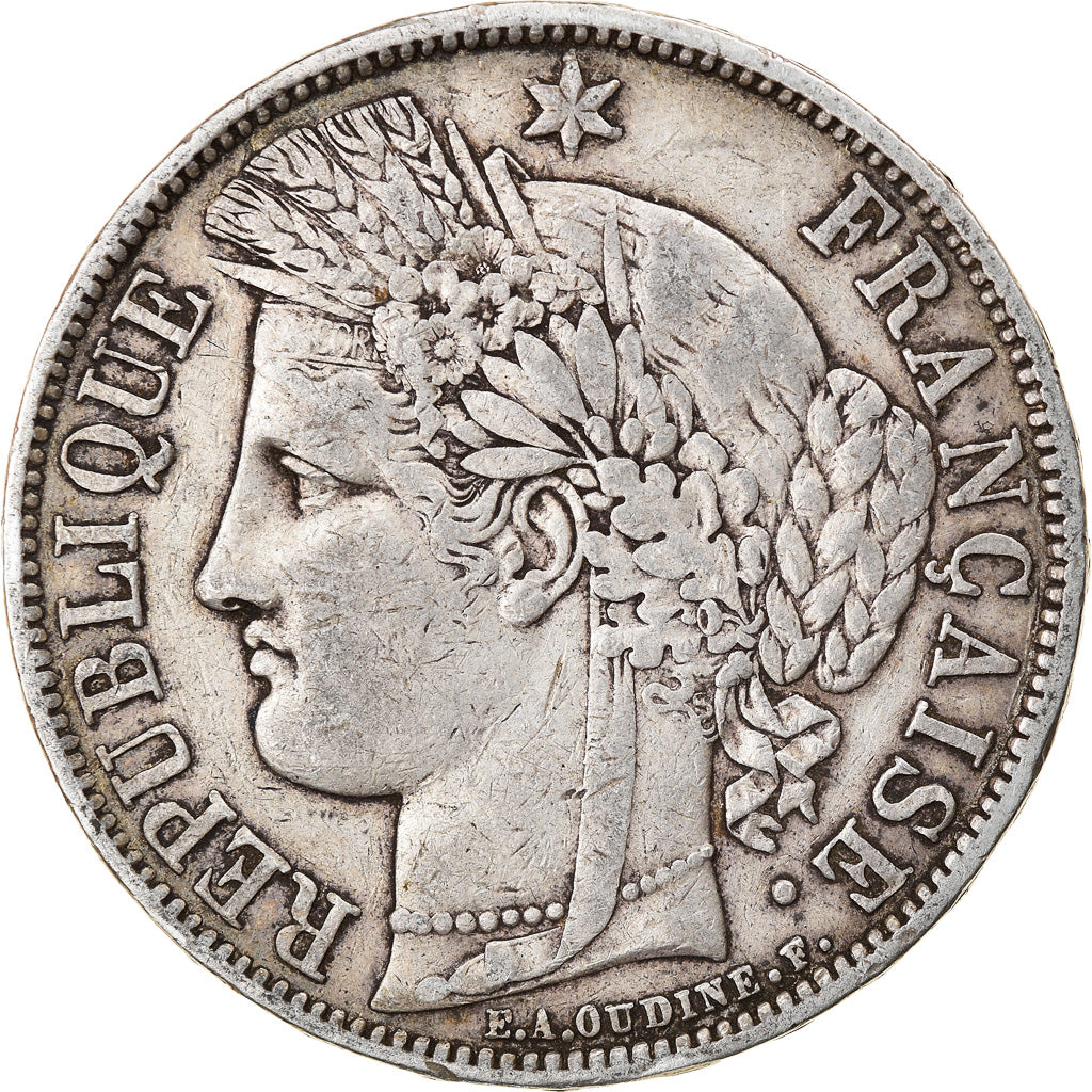 Monnaie, France, Cérès, 5 Francs, 1870, Paris, TB, Argent, Gadoury:743, KM:819