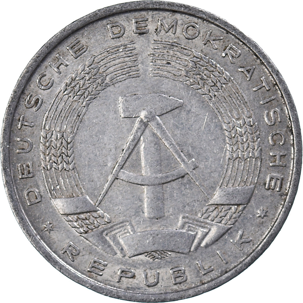 Moeda, ALEMANHA - REPÚBLICA DEMOCRÁTICA, 10 Pfennig, 1963