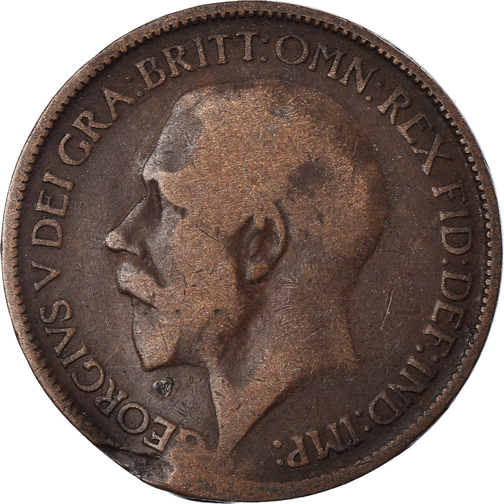 Münze, Großbritannien, 1/2 Penny, 1918