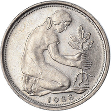 Monnaie, République fédérale allemande, 50 Pfennig, 1988