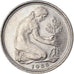 Monnaie, République fédérale allemande, 50 Pfennig, 1988