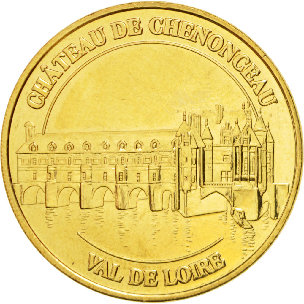 France, Jeton, Jeton Touristique, 37/ Château de Chenonceau, Arts & Culture