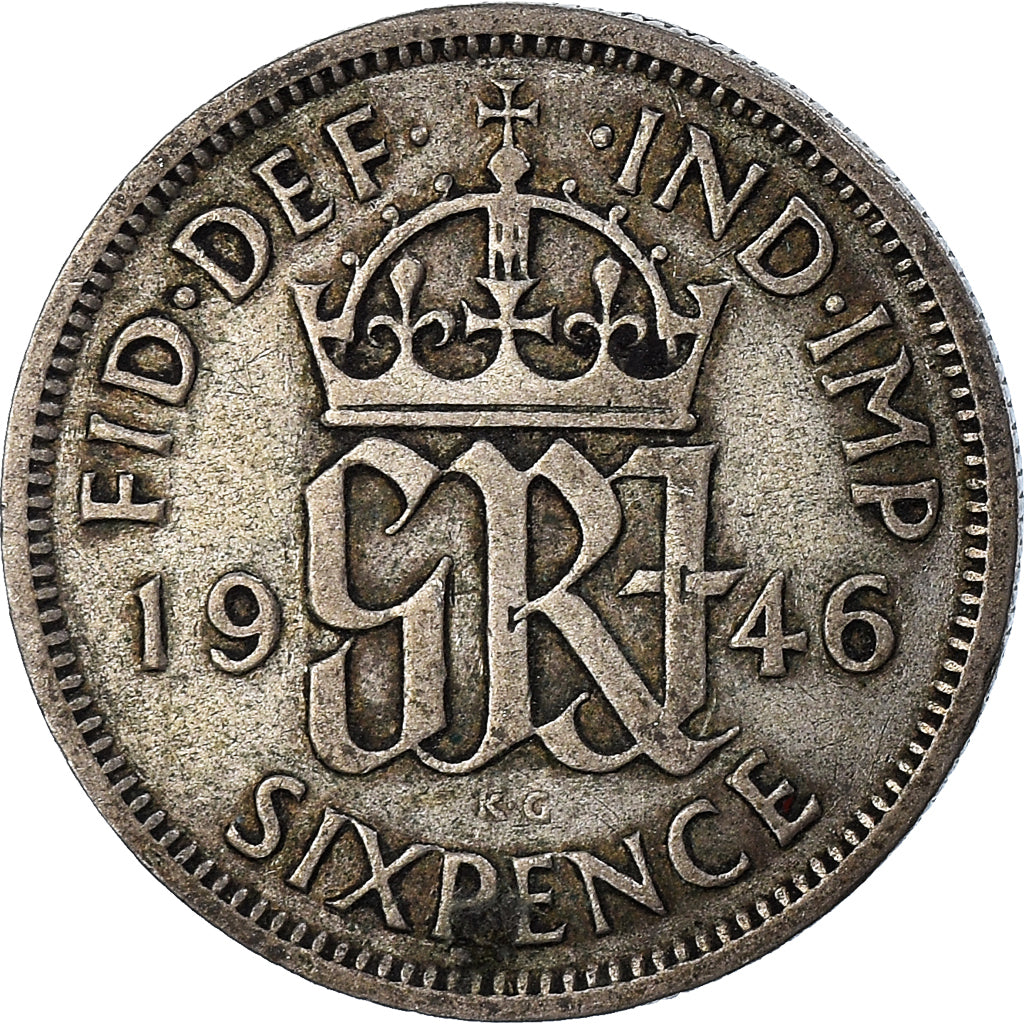 Moneta, Gran Bretagna, 6 Pence, 1946